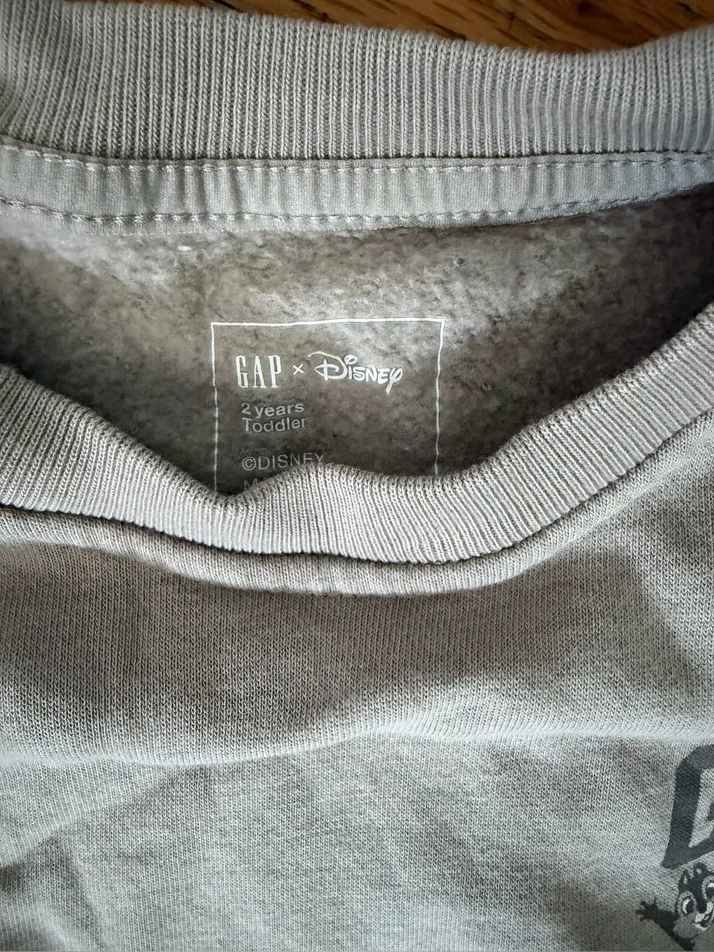 EUC Baby Gap Disney Chip and Dale Sweatshirt 2t